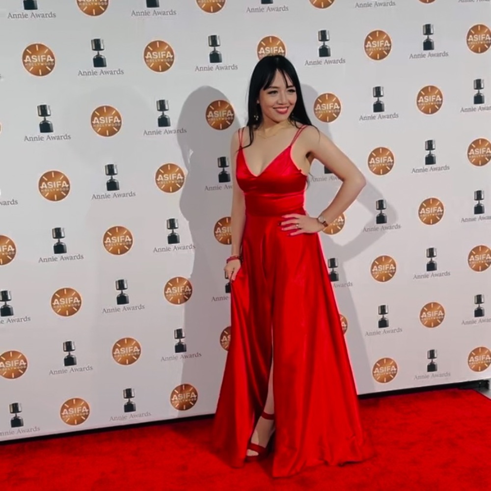Macy's Red Maxi Dress
